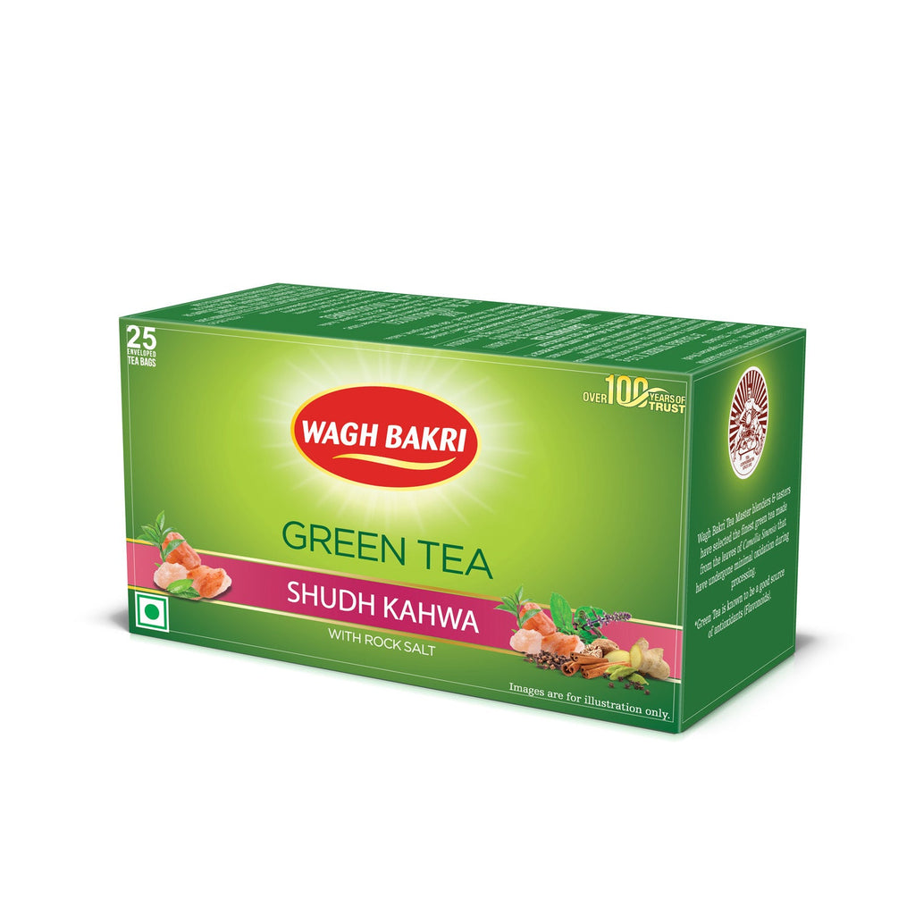 Wagh Bakri Shudh Kahwa Green Tea Bags