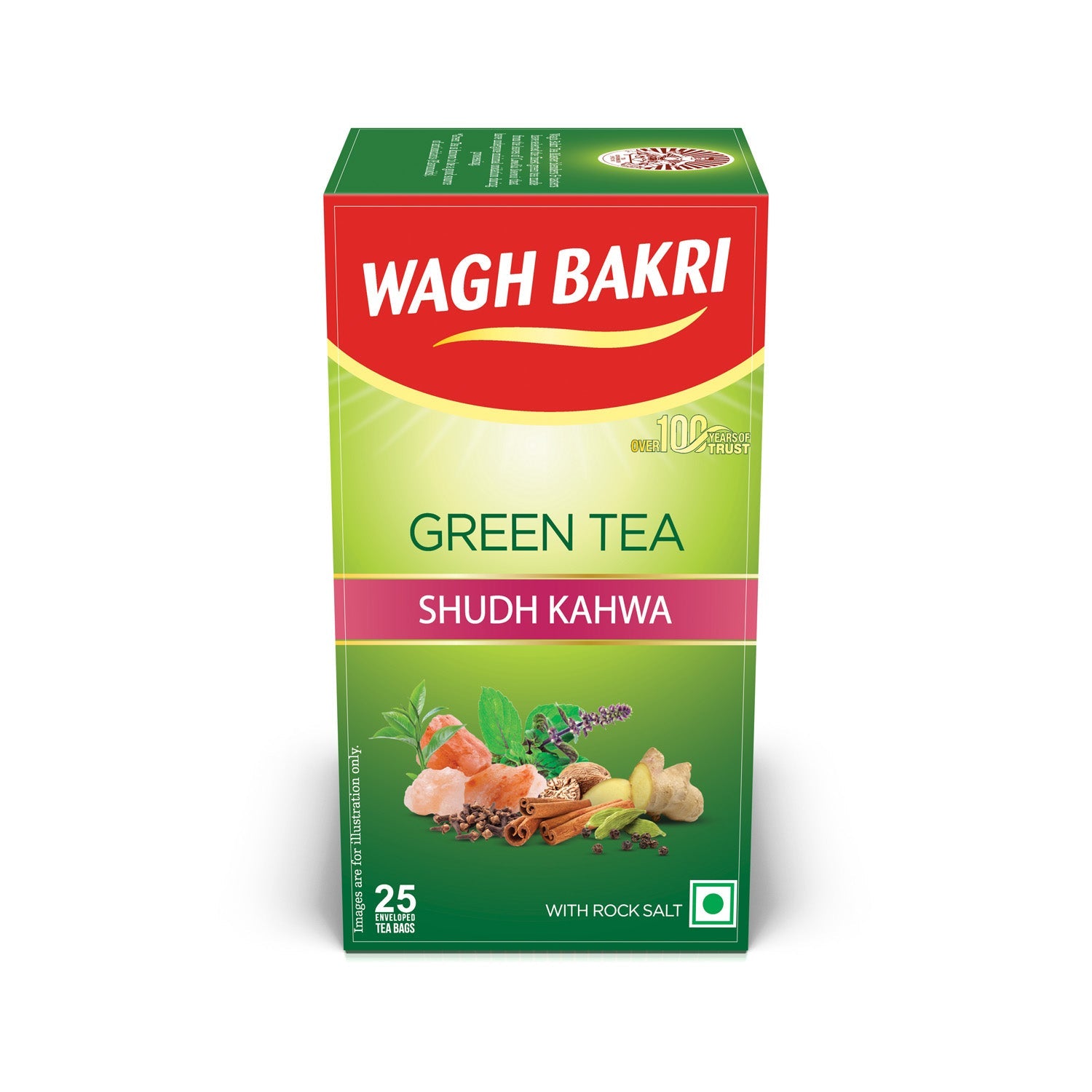 Wagh Bakri Shudh Kahwa Green Tea Bags