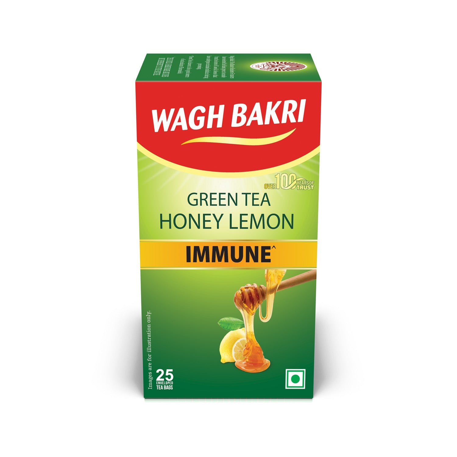 Wagh Bakri Honey Lemon Green Tea Bags | Best Green Tea | Now @ 50% OFF