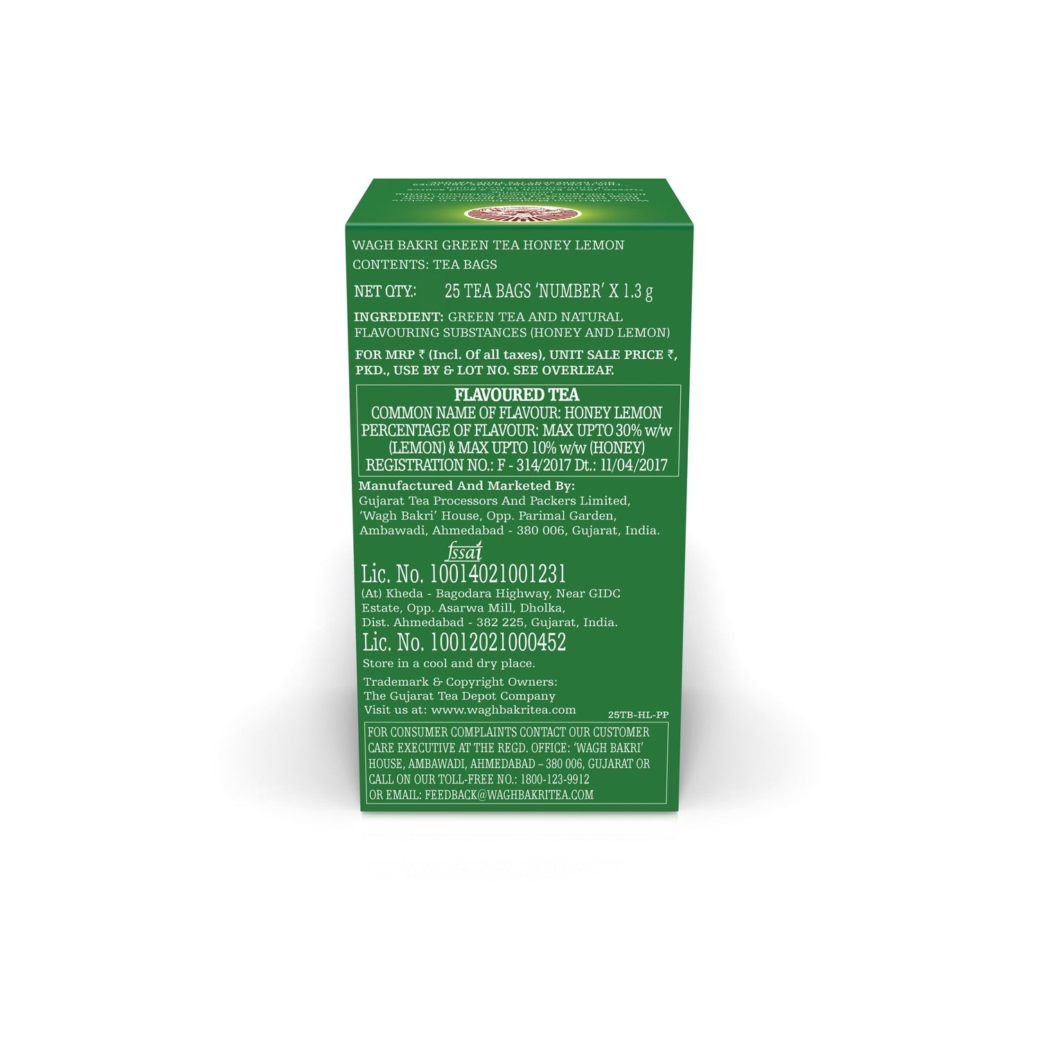 Wagh Bakri Honey Lemon Green Tea Bags | Best Green Tea | Now @ 50% OFF