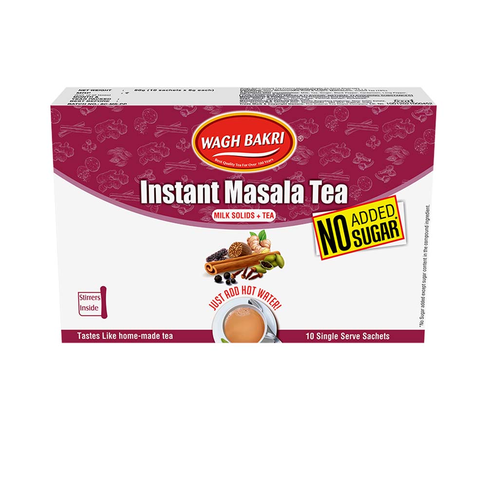 Wagh Bakri Instant Tea Premix Masala | No added sugar | Masala chai  | Masala flavour
