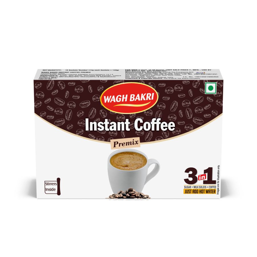 Buy Wagh Bakri instant Coffee | Coffee Premix