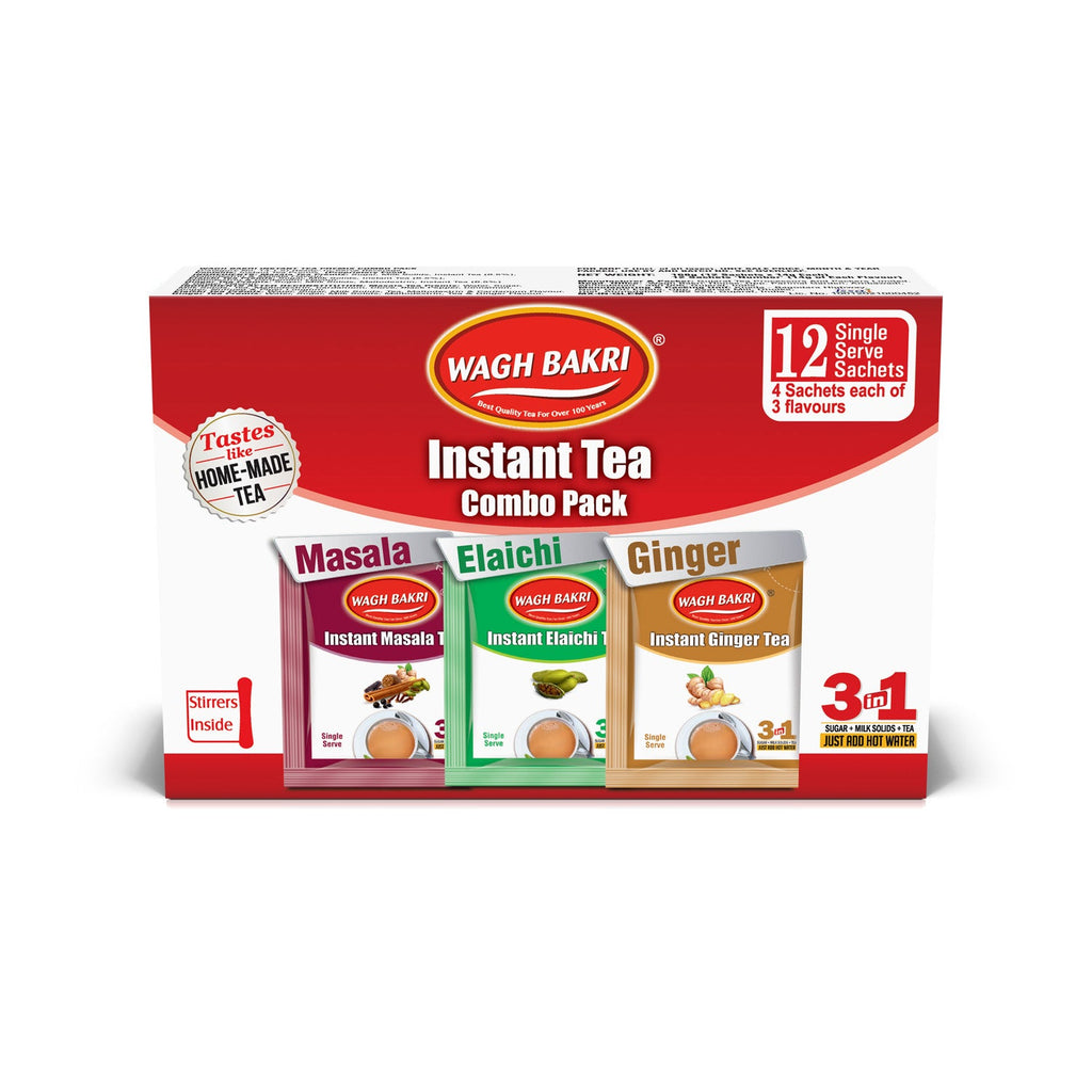 Wagh Bakri Instant Tea Premix Combo Pack