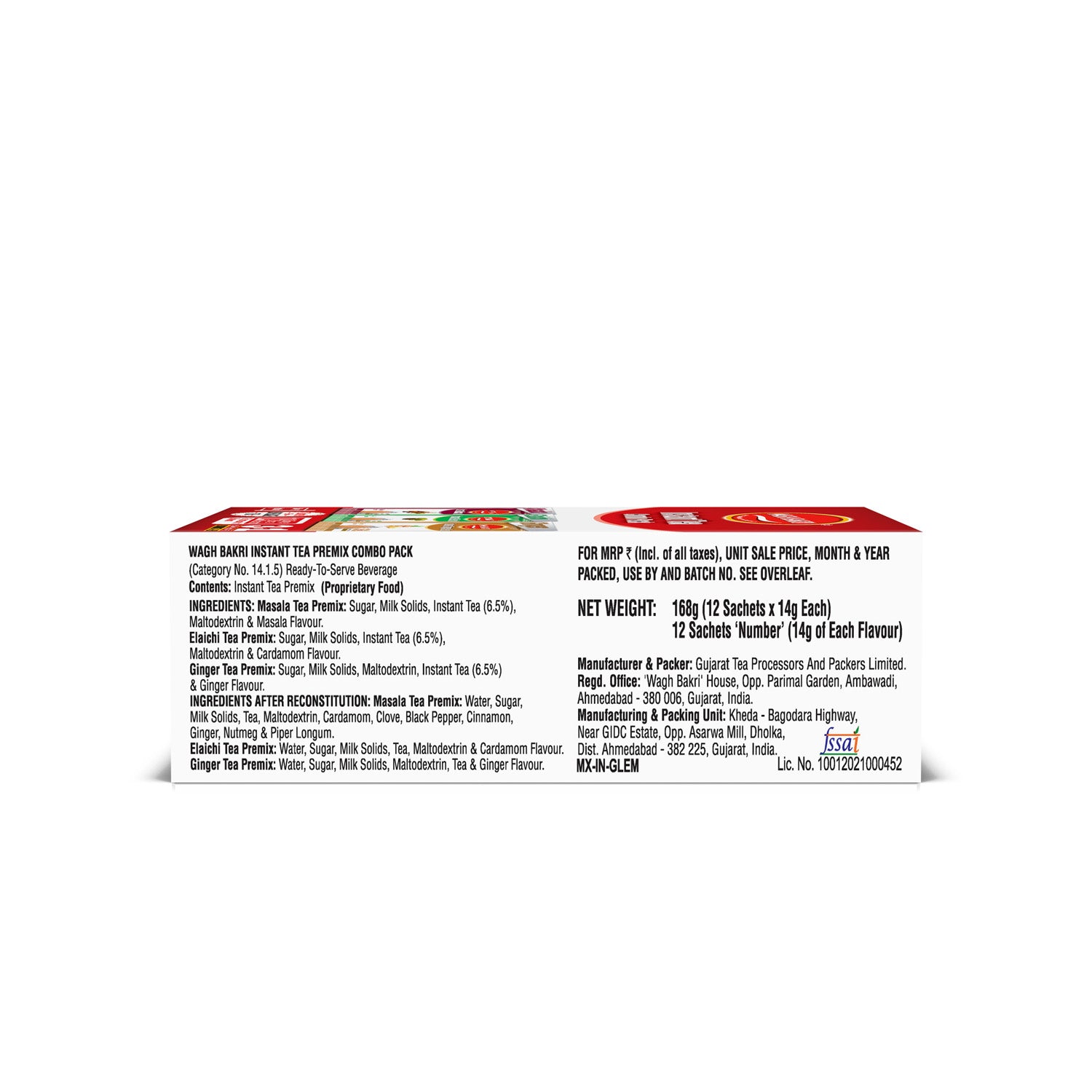 Wagh Bakri Instant Tea Premix Combo Pack