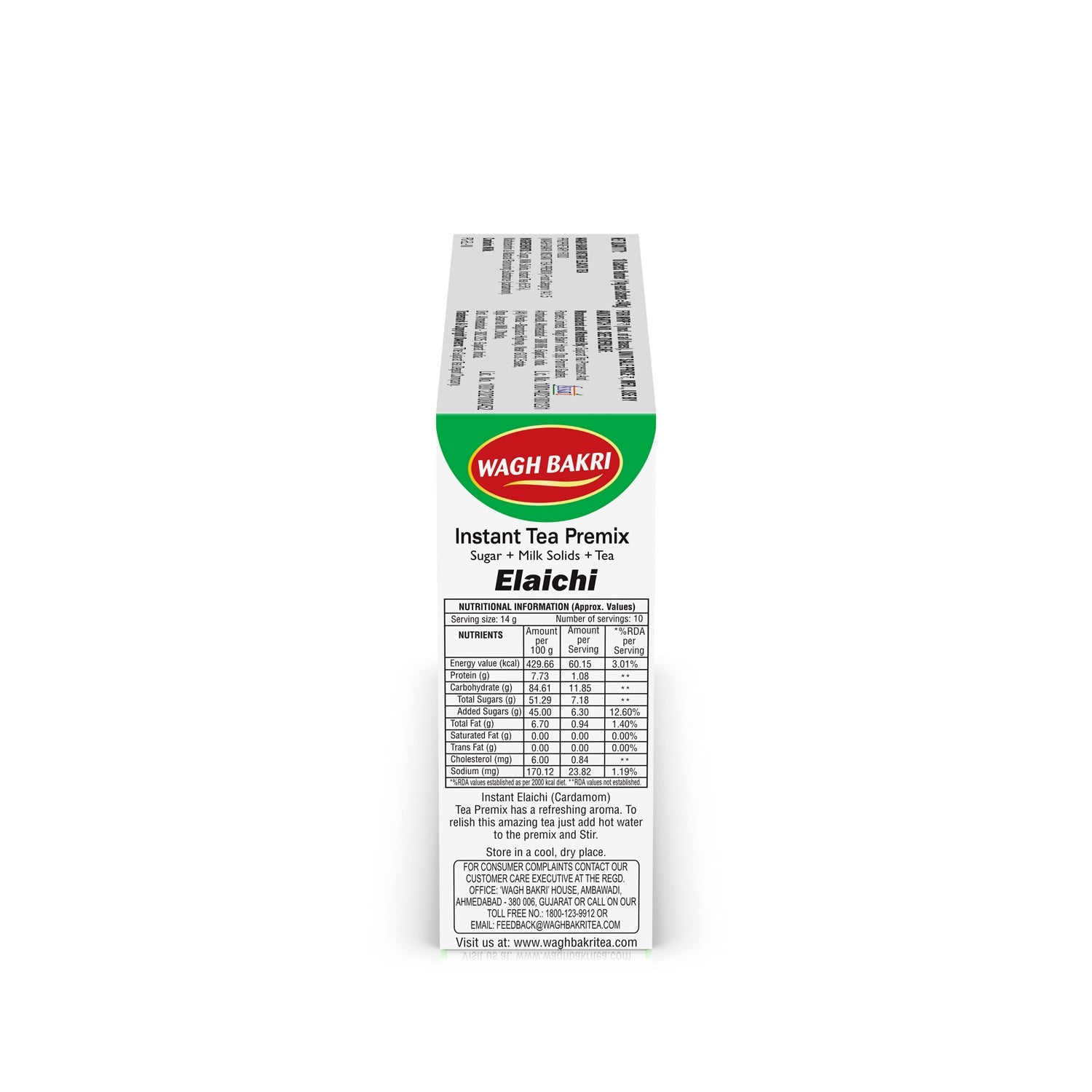 Wagh Bakri Instant Tea Premix Elaichi