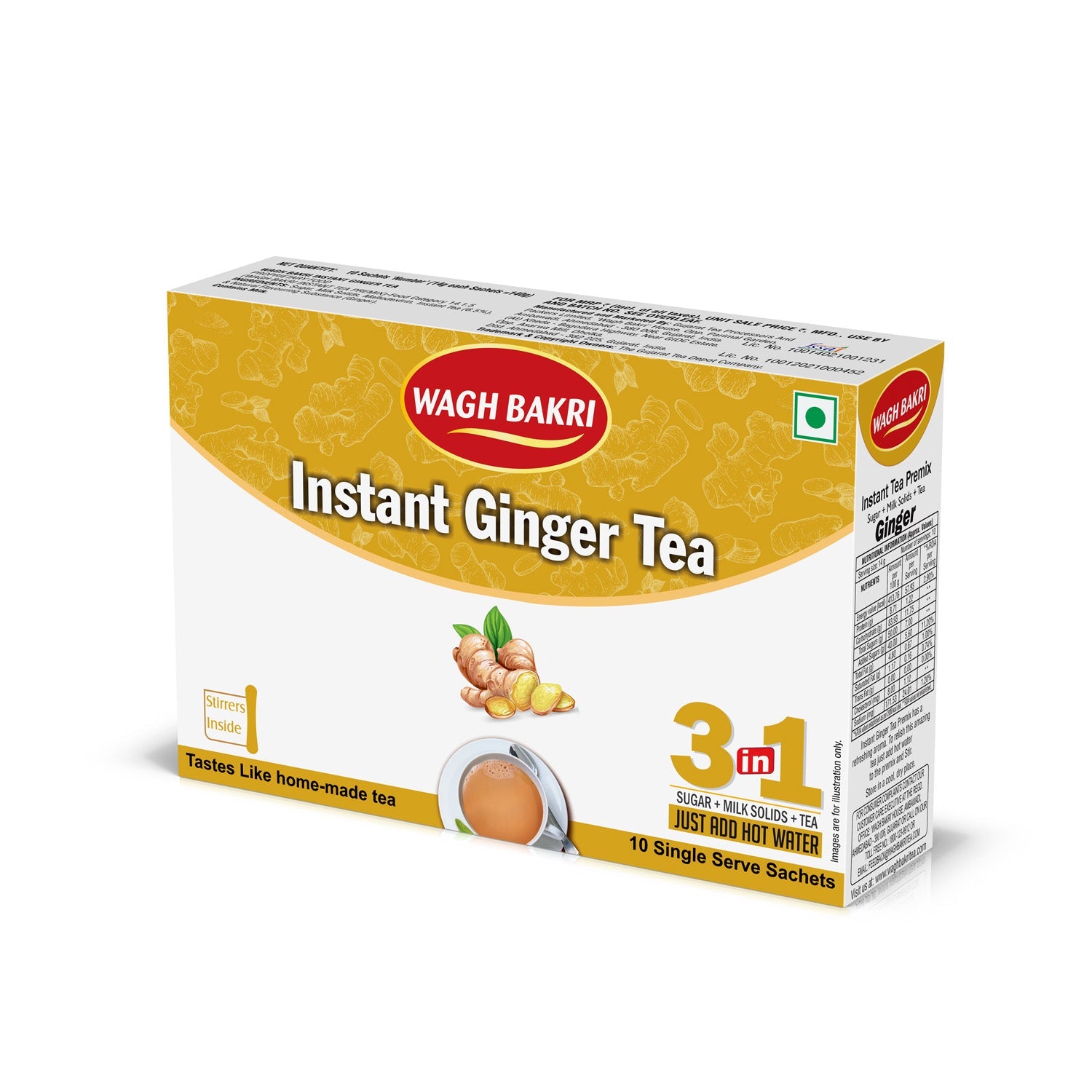 Wagh Bakri Instant Tea Premix Ginger