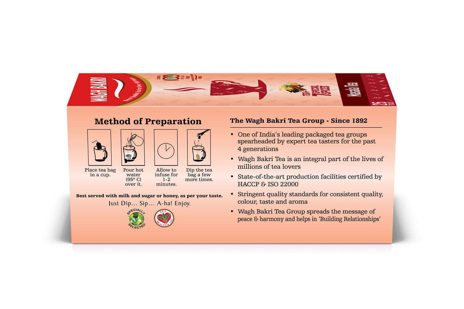 Wagh Bakri Masala Tea Bags | Best Masala Tea