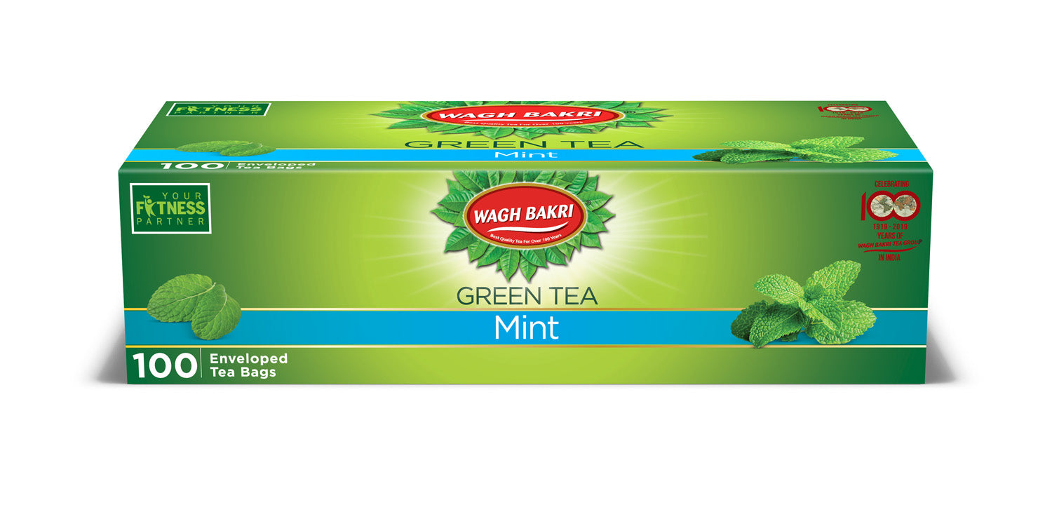 Wagh Bakri Mint Green Tea Bags