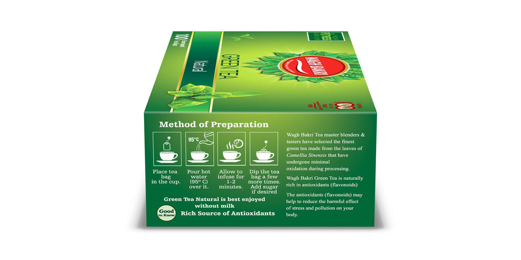Wagh Bakri Natural Green Tea Bags