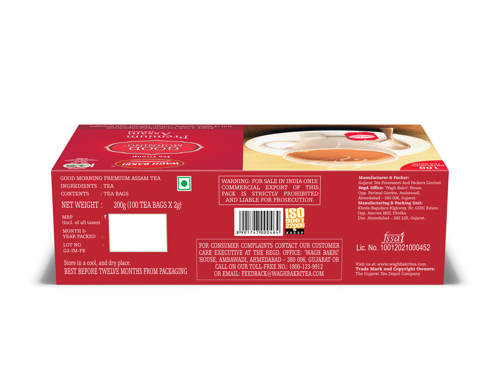 Good Morning Premium Assam Tea Bags
