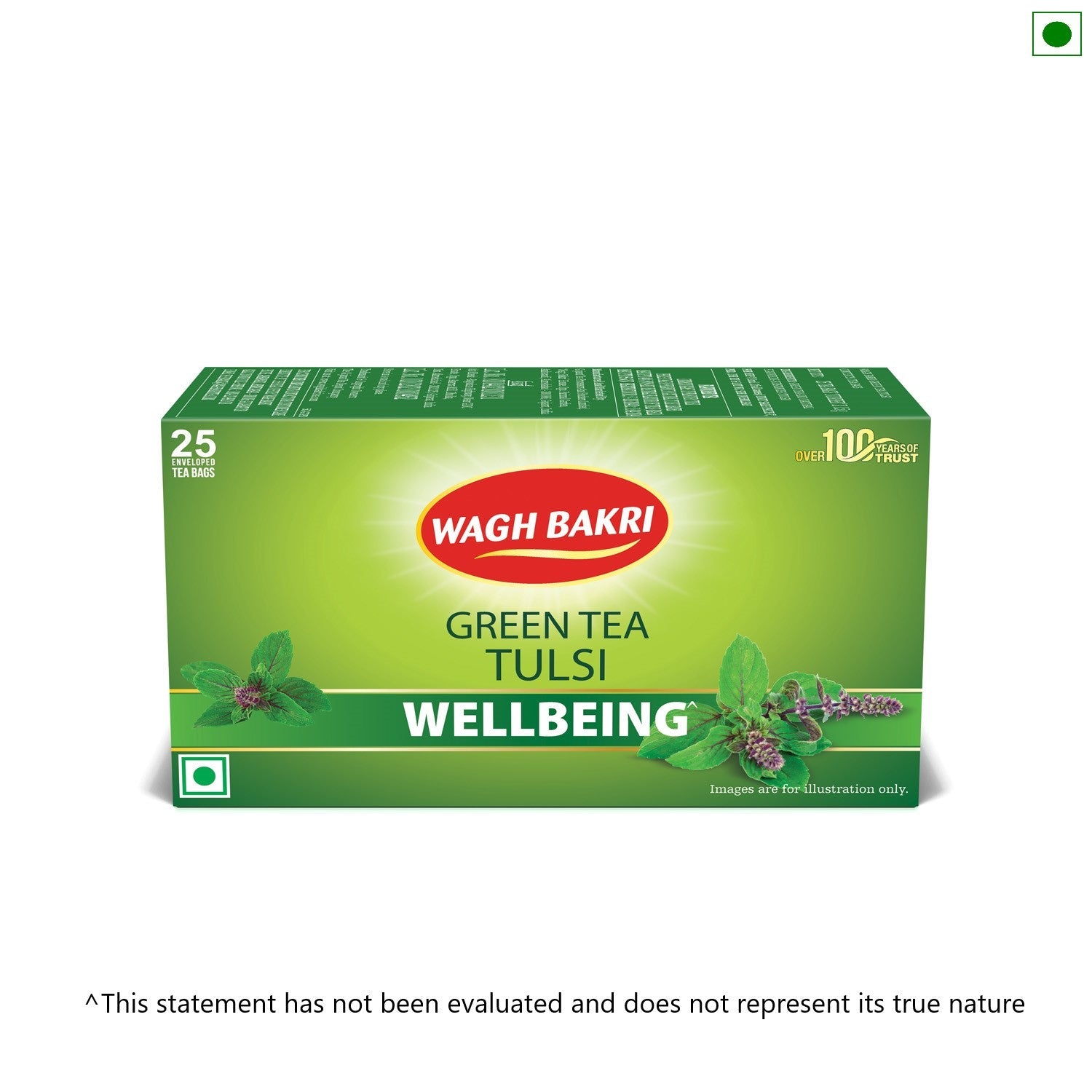 Wagh Bakri Tulsi Green Tea Bags