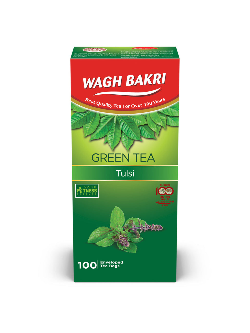 Wagh Bakri Tulsi Green Tea Bags