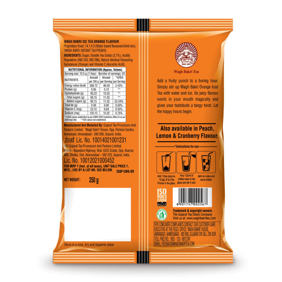 Wagh Bakri Orange Ice Tea
